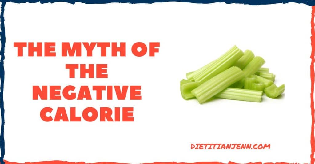 The myth of negative calories blog banner