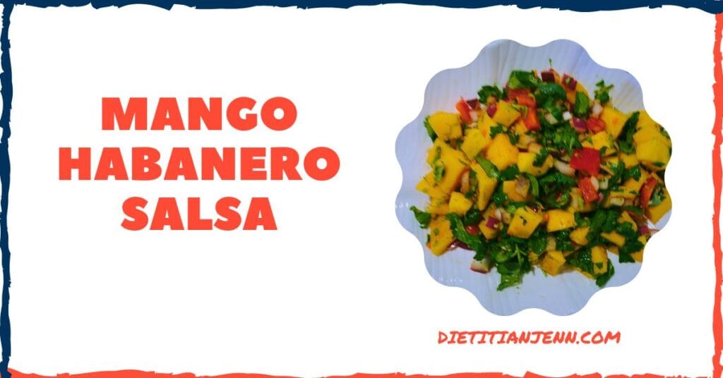 Mango habanero salsa blog banner